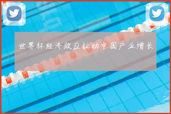 世界杯经济效应拉动中国产业增长