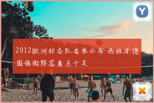 2012欧洲杯各队名单公布 西班牙德国领衔阵容看点十足